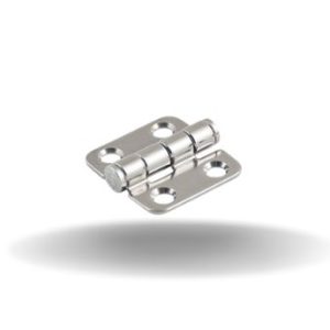 Dobradiças, Aba pequena, 38 mm, Aço Inox 304, Passivado