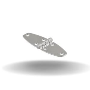 Dobradiças, Aba, 118 mm, Aço Inox 304, Passivado