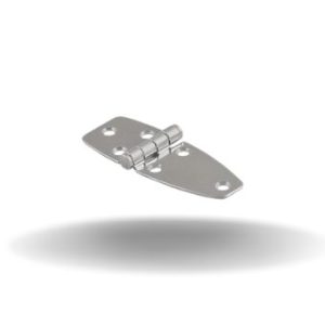 Dobradiças, Aba, 98 mm, Aço Inox 304, Passivado