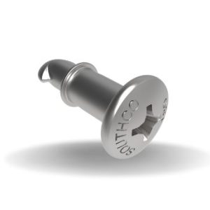 Dzus® Lion Quarter-Turn Stud, Medium Size, Phillips, Flush, Stainless Steel Passivated