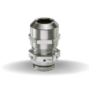 Prensa-cabos EN 45545 EMSVG EMV-Z RW, VentGLAND®, com cones de aterramento DIN 89345, latão, métrico
