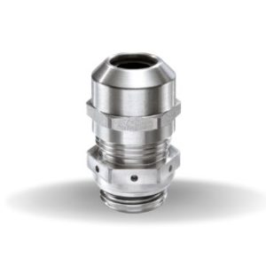 Prensa-cabos EN 45545 ESSVG LT RW, VentGLAND®, LowTemp, aço inoxidável, métrico