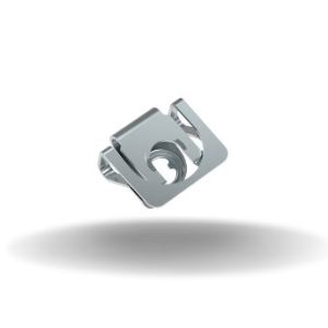 Dzus® Quarter-Turn Receptacle, Small Size, Steel Zinc Plate, Bright chromate