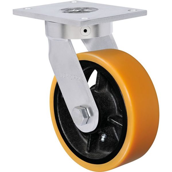 Rodízio ERGONOMIC HEAVY DUTY Schioppa – P – POLIURETANO MOLDADO