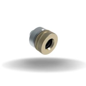 Dzus® Quarter-Turn Receptacle, Size 4, Press-In, Brass, 0