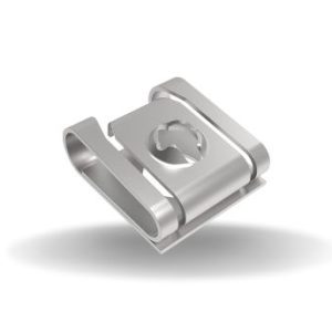 Dzus® Lion Quarter-Turn Receptacle, Medium Size, Stainless Steel Passivated