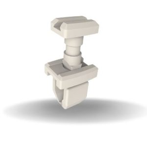 Fixadores Quarto de Volta NYLATCH, 1.93 - 4.19mm ( .076 - .165 in) Espessura, Policarbonato