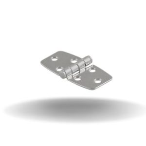 Dobradiças, Aba tamanho médio, 78 mm, Aço Inox 304, Passivado