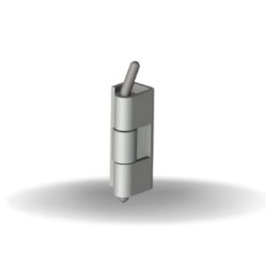 Dobradiça, Aço Carbono Inox