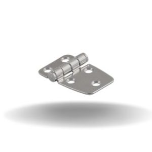 Dobradiças, Aba pequena, 58 mm, Aço Inox 304, Passivado