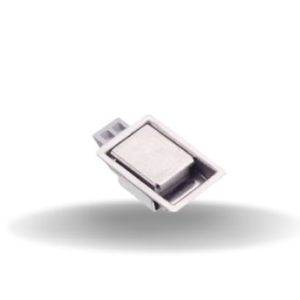 Fechos de Impacto, Tamanho miniatura, 3.2 mm Espessura, Aço inox, Passivado, Escovado