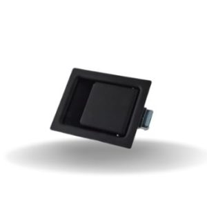 Fechos de Impacto, Tamanho médio, 7.9 mm Espessura, Aço, Revestimento em pó, Preto