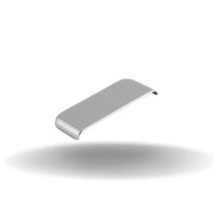 Capas para as Abas da Dobradiças, Aba pequena, Aço Inox 316, Alto brilho