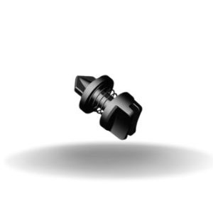 Dzus® Quarter-Turn Self-Ejecting Stud, Knob Style, Plastic, Natural