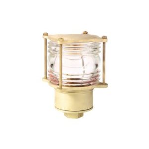 Luzes de navegação/sinal em latão com luz morse tipo 1009 1 1/4 de montagem em tubo, 230V
