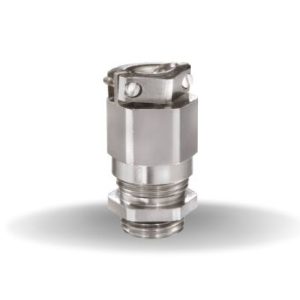 Prensa-cabos EN 45545 EMSKVZ RW, com alívio de tensão, latão niquelado