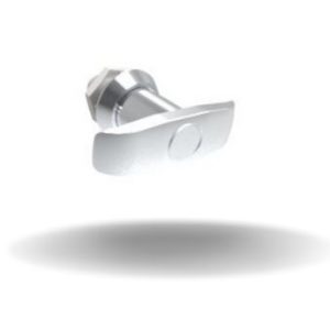 Fecho Lingueta, Maçaneta, Sem lingueta, com vedação, Zamac, Cromado, Brilhante