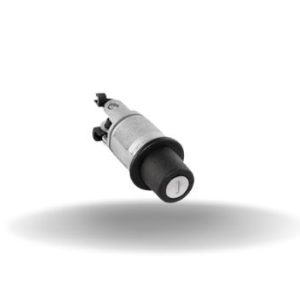 Acionadores, Ponto único ou multipontos, com suporte para cabos, Botão, Com chave reversível R001 (inclui duas chaves), Aço inox,