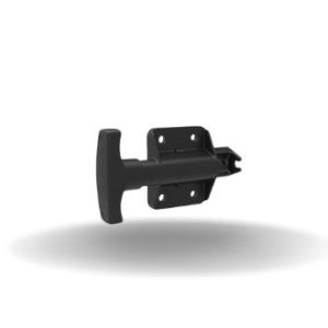 Acionadores, T Maçaneta, Sem travamento, Nylon com fibra de vidro, Preto