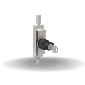 Fecho Multiponto, Reversível, Maçaneta, Cadeado, Travamento por chave vários segredos, Sem lingueta, com vedação, Zamac, Pintura a Pó, Preto