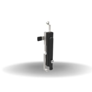 Fecho Multiponto, escamoteavel, Reversível, Fenda, 20mm (.79 in) Grip, com vedação, Plástico, Preto