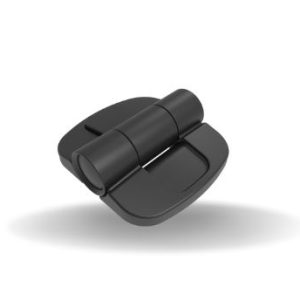 Dobradiças de Posicionamento, 150°, Aço inox, Clique, Copolímero de acetal, Preto