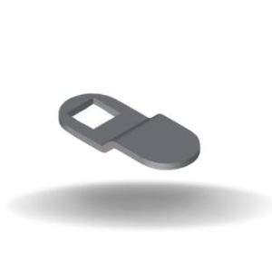 Fechos Lingueta com Chave, 31.8 mm, Aço, Zincado, cromato brilhante