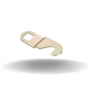 Fechos Lingueta com Chave, Gancho, tipo 1, 31.8 mm, Aço, Zincado, cromato brilhante