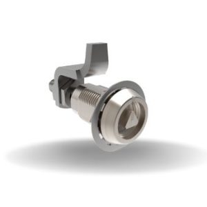 VISE ACTION® Fechos de Compressão, Tamanho grande, Triângulo 8 mm, Aço inox, Eletropolido, Prata, Lingueta com dobra