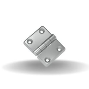 Dobradiças com Montagem de Superfície, Zamac, Cromado,