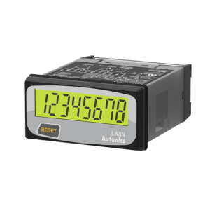 Contadores digitais compactos de LCD de 8 dígitos (somente indicador) Autonics Série LA8N