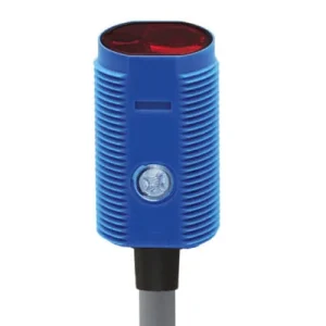 Sensor Fotoelétrico supressão de fundo padrão M18 15...210 mm ABS 3/4 de volta pot. LED Pinpoint, vermelho 640 nm LHR-M18PA-PMK-101