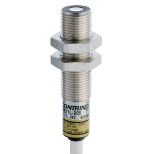 Sensor fotoelétrico barreira padrão M12 50000 mm Aço inoxidável V2A 3 voltas potenciômetro. Laser classe 2, vermelho 660 nm LLK-1121L-200