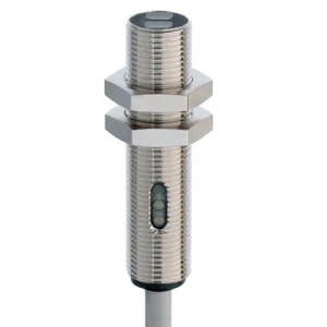 Sensor fotoelétrico retroreflexivo LED Standard M12 1500 mm latão cromado, vermelho 660 nm LRK-1120-301