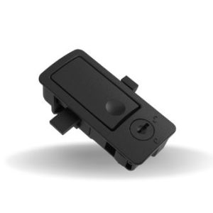 Fechos de Impacto, Travamento com chave, 6.4 mm Espessura, Plástico, Engate do lado direito