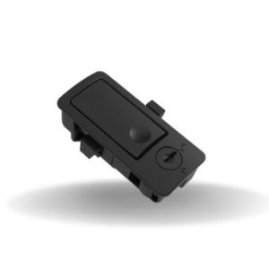 Fechos de Impacto, Travamento com chave, 6.4 mm Espessura, Plástico, Engate nos dois lados