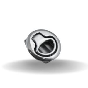 Fechos de Impacto, Tamanho médio, Sem restrição, 25-26 mm Espessura, Aço Inox 316, Eletropolido