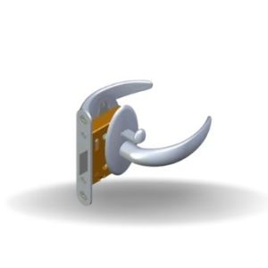 Fechos Compactos para Portas Giratórias, Botão de privacidade, Cromado