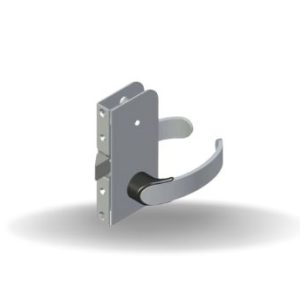 Fecho Modelo Offshore para Portas Giratórias, Botão de privacidade, Mão direita, para fora, Botão de privacidade, 12.5 - 15mm Grossura da Porta, Cromado