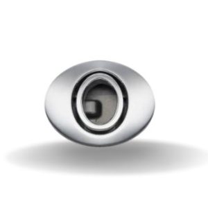 Fechos de Impacto, Sem restrição, 10 - 16mm Grossura da Porta, Plástico com Aço Inox 316, Brilhante