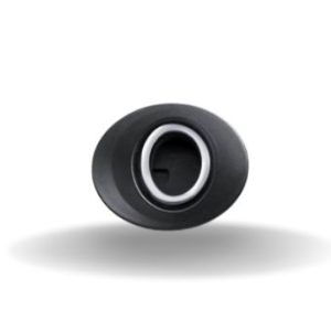 Fechos de Impacto, Sem restrição, 10 - 16mm Grossura da Porta, Plástico com Aço Inox 317, Preto