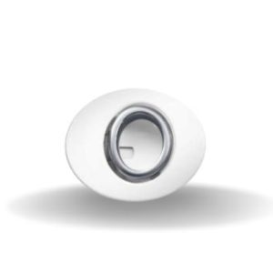 Fechos de Impacto, Sem restrição, 10 - 16mm Grossura da Porta, Plástico com Aço Inox 318, Branco