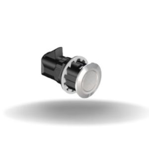 Fechos de Ponto Impacto , Redondo, Cromo, Manopla Cromo