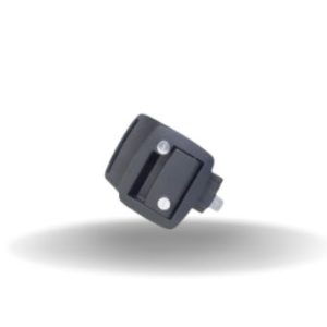 Fechos e Fechaduras para Portas, Travamento com chave, Zamac, Revestimento em pó, Preto