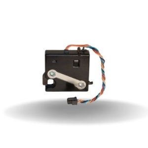 Travas de Impacto Eletrônicas Rotativas, Automático, Somente switch de status do fecho, Conector sem vedação, M5 X 0.8, Aço inox,