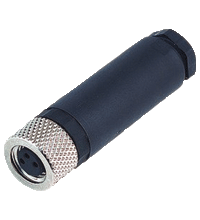 Conector fêmea M8 reto 3 pinos V3-GM