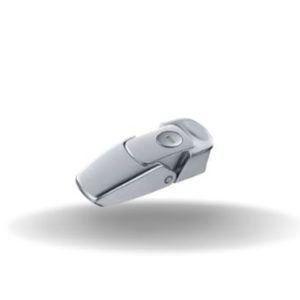 Fechos de Engate Rápido, Travamento com chave, Tamanho pequeno, Zamac, Cromado, Polido