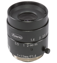 Lente de câmera VOS 2000 para versões C-Mount VOS-LE-C-12MM-JC