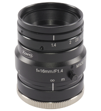 Lente de câmera VOS 5000 para versões C-Mount VOS-LE-C-16MM-HC