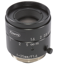 Lente de câmera VOS 2000 para versões C-Mount VOS-LE-C-25MM-JC